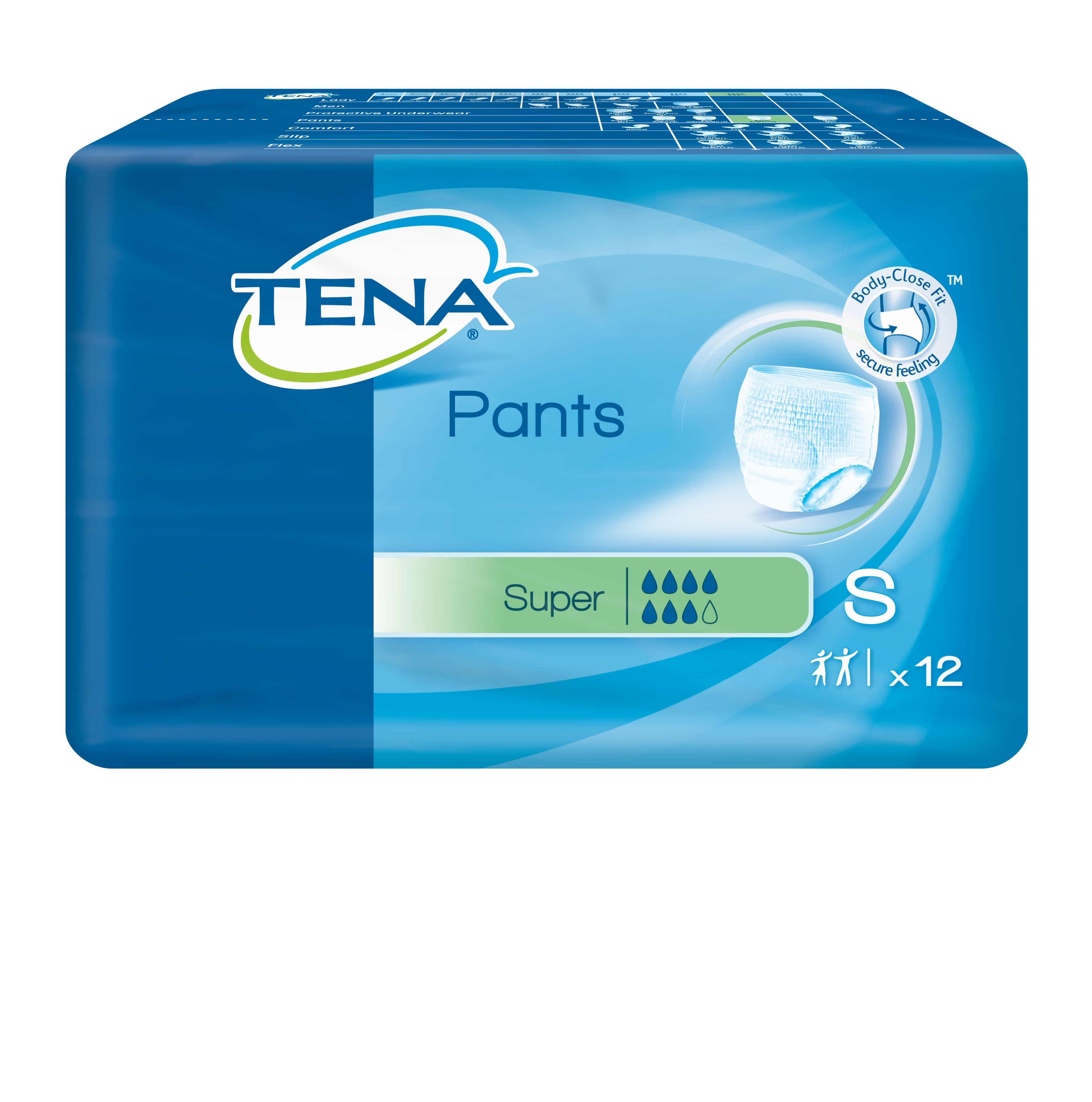 TENA Pants Super Small pack of 12 for £16.78 | Medical Equipment