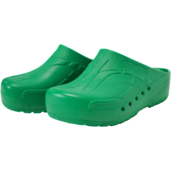 Green unperforated surgical clogs Mediplog 